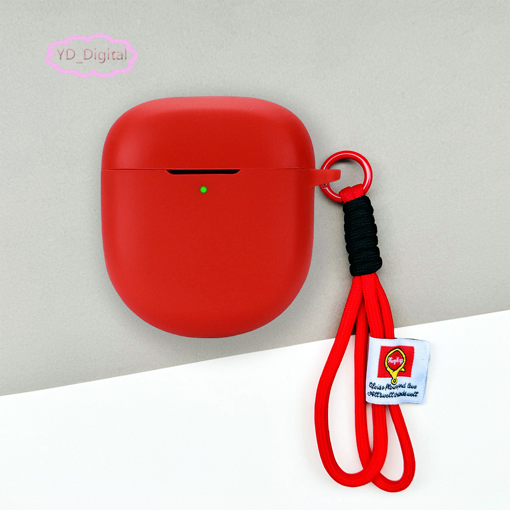 Dành Cho Bose Quietcomfort Ultra / Earbuds II Ốp Lưng QC 2 3 Vỏ Bảo Vệ Tai Nghe Silicon Màu Trơn Tay Mềm Có Nhẫn