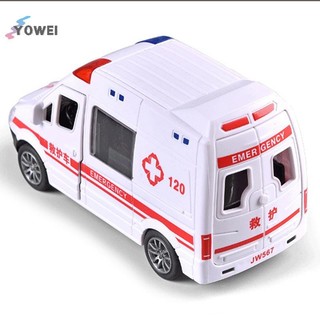 YOWEI Bệnh Viện Cứu Hộ Xe Cứu Hộ Xe Ô Tô Kim Loại Mô Hình Kéo Lại Âm Thanh Và Hợp Kim Ánh Sáng Diecast Đồ Chơi Ô Tô Cho Trẻ Em Bé Trai Quà Tặng VN