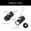 Treeling Di Động USB C Đèn Pin Loại C Kết Nối Ánh Sáng Với Nguồn Đèn LED Sáng
