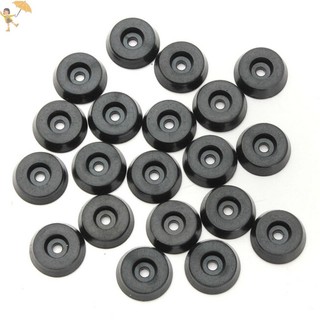 [GOU] 20 Cái / bộ Bàn Cao Su Miếng Lót Chân Ghế Tấm Bảo Vệ Sàn 18x15x5mm VN