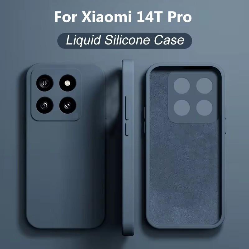 Xiaomi 14Pro 14Ultra 14TPro Nguyên Bản Silicon Mềm TPU Chống Sốc Ốp lưng Xiaomi 14T 14 Pro Siêu Chống Trầy Xước Ốp lưng Ốp Lưng Bảo Vệ