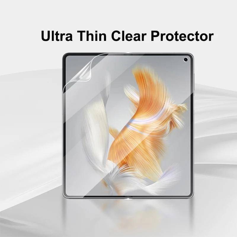 Huawei MateX6 MateX5 MateX3 MateX2 1-2 Chiếc HD Trong Suốt Mềm Hydrogel Cho Huawei Mate X6 X5 X3 X2 Bảo Vệ Màn Hình Chống Cháy Nổ
