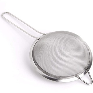 Vợt lọc chanh tròn viền thép không rỉ, rây lọc nhiều size