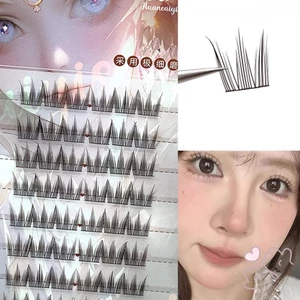 IOIIK 8 hàng-- Lông mi giả Diy Lông Mi Cá Nhân Anime Curl Tự Ghép Lông Mi Phân Đoạn