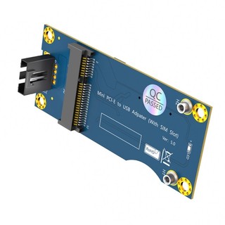 LTE Industrial Mini PCIe to USB 2.0 Adapter Connectors with Card Slot for WWAN