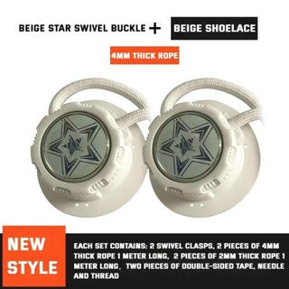 Dây Giày Tự Động Không Thắt Lưng Xoay Khóa Đàn Hồi Dây Giày Thể Thao Người Lớn Trẻ Em Unisex 4 Mm Vòng Dây Giày Phụ Kiện