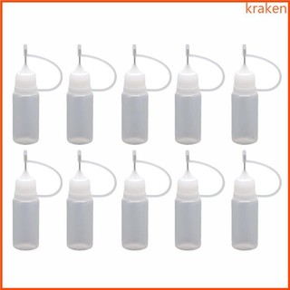 Kra 10 Cái Chai Keo Trong Suốt Cho Quilling Craft Tranh Acrylic Đa Năng Sử Dụng