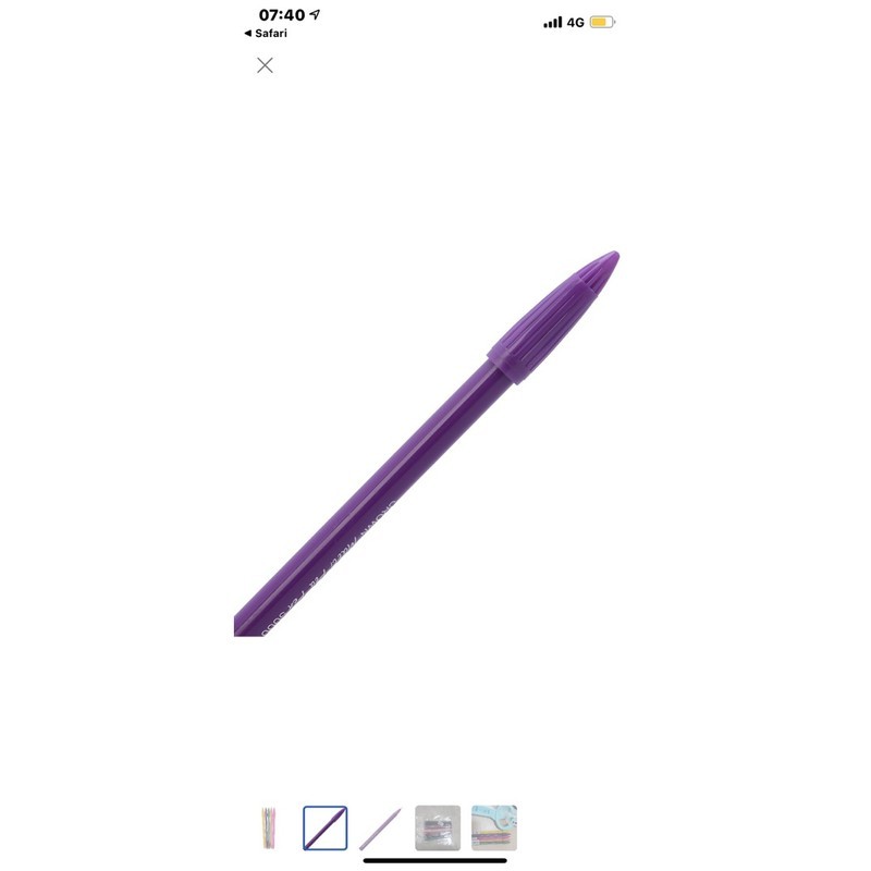 Bút lông thư pháp ngòi felt tip Hàn Quốc Crown-5000 nhiều màu
