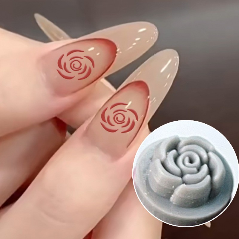 10 Cái / bộ Nail Art Seal Pen - Tem Móng Tay Họa Tiết Bướm Hoa - Dụng Cụ Vẽ Móng Tay - Bút Vẽ Graffiti Làm Móng Tay - Phụ Kiện Thủ Công DIY