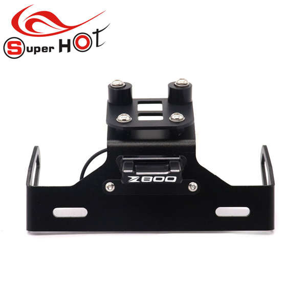 Thích hợp cho Kawasaki Z800 Z800R 13-18 năm sửa đổi khung biển số phía sau khung biển số phía sau khung đuôi ngắn