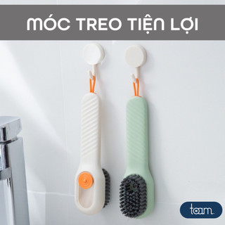 Bàn chải chà giày, giặt đồ đa năng 3in1 có ngăn chứa nước giặt, Bàn chải cọ rửa đa năng có móc treo