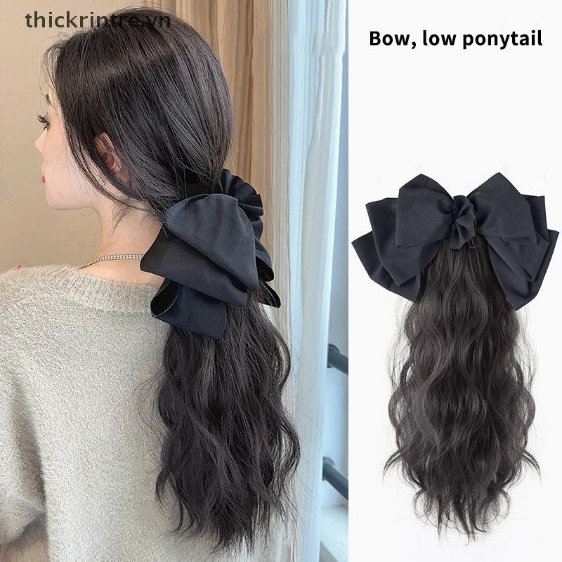 THI Tổng Hợp Dài Xoăn Tóc Nơ Tóc Tự Nhiên Tóc Lông Tơ Tóc Giả Phần Mở Rộng Tóc Giả Cho Nữ VN