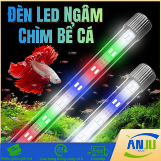 Đèn Chìm Hồ Cá LED, Tích Hợp Công Tắc Dành Cho Bể Cá Cảnh 20-100cm
