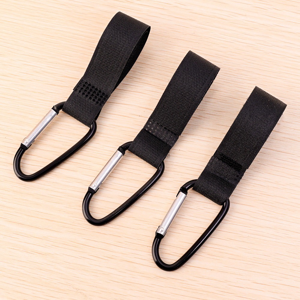 [Trang chủ] Kẹp Carabiner cường độ công nghiệp 5 Cái - Móc hợp kim nhôm công suất 5KG có lớp lót Nylon, đa dụng cho xe đẩy / Hành lý / Tổ chức chìa khóa