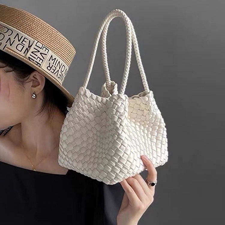 Giỏ rau dệt cao cấp và đa năng mới, xô nước cầm tay, túi đeo vai