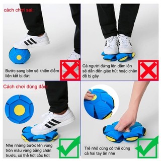 Đồ Chơi Bóng Ma Thuật Biến Hình Dạng Tự Nảy Sáng Đèn, Banh Ném Đĩa Bay Ufo Bật Lò Xo - Đồ Chơi Trẻ Em Ngoài Trời- POPIKI