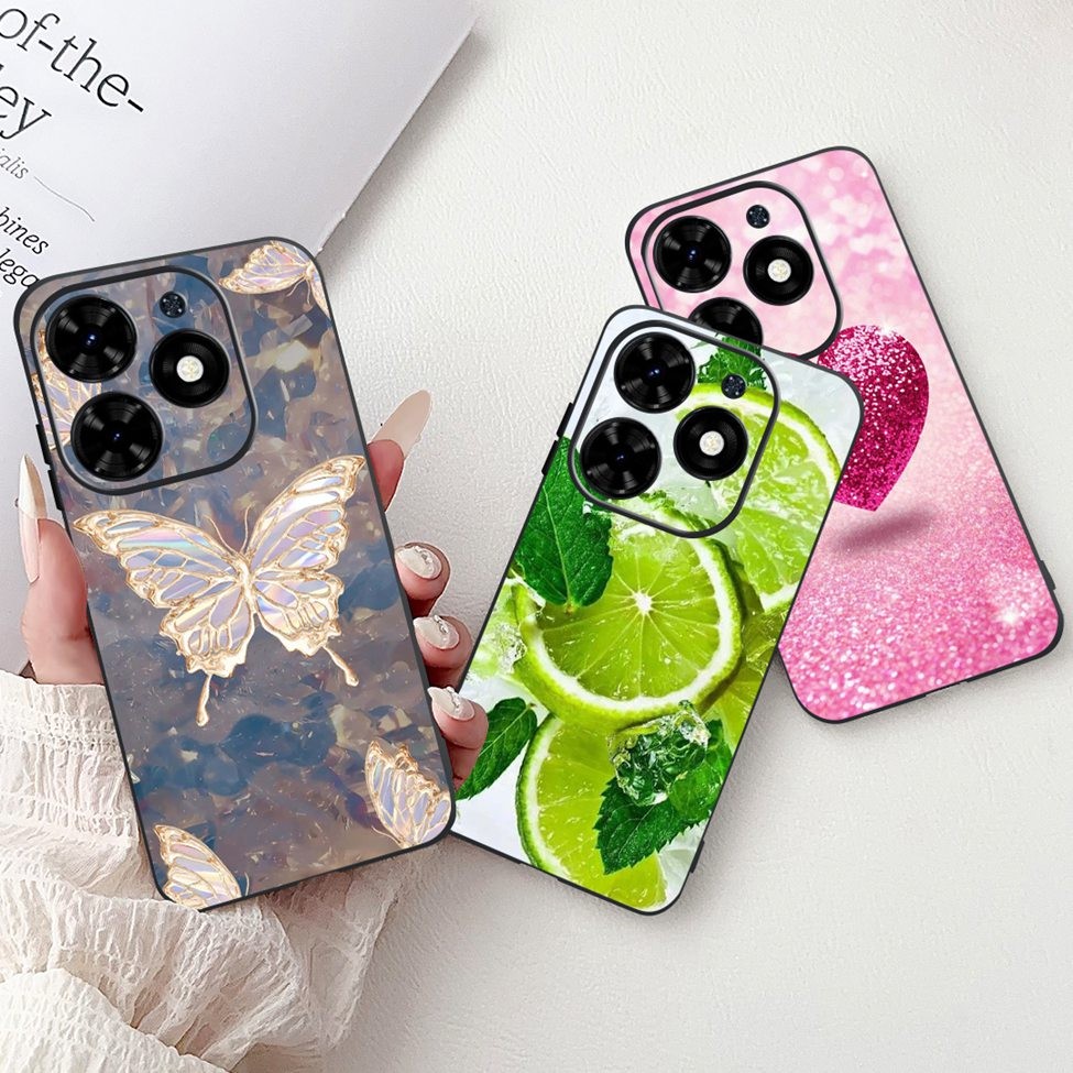 Tecno Spark 20 KJ5 KJ5n 20C BG7n BG7 Ốp điện thoại Tecno Spark 20C Ốp điện thoại Bướm Sang Trọng Tình Yêu Thời Trang Hoa Thoáng Mát Đẹp Trai Sư Tử Sơn
