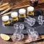 5 / 10 Chiếc 30ml Cốc Bia Tay Cầm Nhỏ Rượu Whisky Nhựa Cho Tiệc Cốc Thủy Tinh Barware Nhà Bếp Thanh Ăn Trang Trí Sân Vườn MỚI