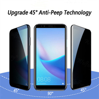 Full Cover Bảo Vệ Màn Hình Riêng Tư Cho Honor X9c X9a X9 X8c X8b X8a X8 X7c X7b X7a X7 X6b X6a X6 X5b X5 Smart Plus 5G 4G Chống Gián Điệp Chống Thấm Nước Trong Suốt Kính Cường Lực