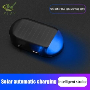 Hệ Thống An Ninh Tín Hiệu Nhấp Nháy Đa Năng Cảnh Báo Đèn LED Đèn Báo Động Ô Tô Năng Lượng Mặt Trời Mô Phỏng Giả Chống Trộm Thận Trọng VN