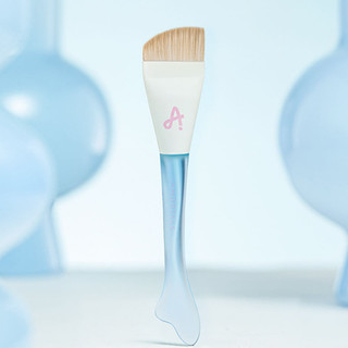 AMORTALS Foundation Make-Up Brush Đuôi Cá Mỏng Arc Light Và Mỏng Fit Không Dấu Vết Không Có Bột Đầu Phẳng Không Dấu Vết Kem Nền Siêu Mỏng Cọ Trang Điểm Dụng Cụ Trang Điểm