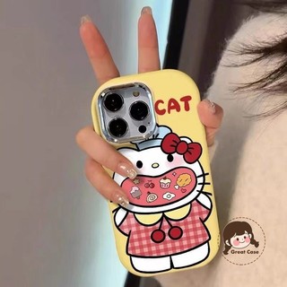 Ốp Điện Thoại Hello Kitty Dễ Thương Ngộ nghĩnh Cho OPPO Reno 13F 13 Pro 12F 12 11F 11 10 9 8T 8Z 7Z 8 7 Lite SE 6 5k 5 Pro 4G 5G Vỏ Mềm Hoạt Hình HelloKitty Eats Snacks Ốp Lưng Chống Sốc