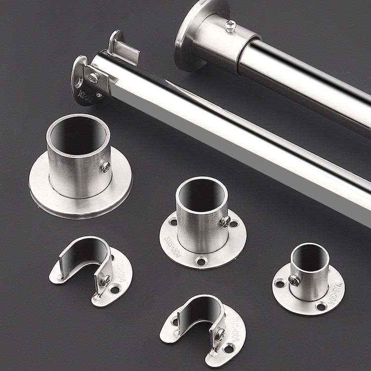 Giá Đỡ Thanh Treo Quần Áo , Treo Rèm Bằng inox 201 - Bát đỡ Inox 201 ...