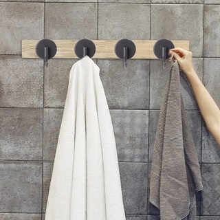 Móc cốc hút tiết kiệm không gian đa năng - Móc sắp xếp ABS có thể tháo rời dễ dàng cho phòng tắm, nhà bếp & gia đình