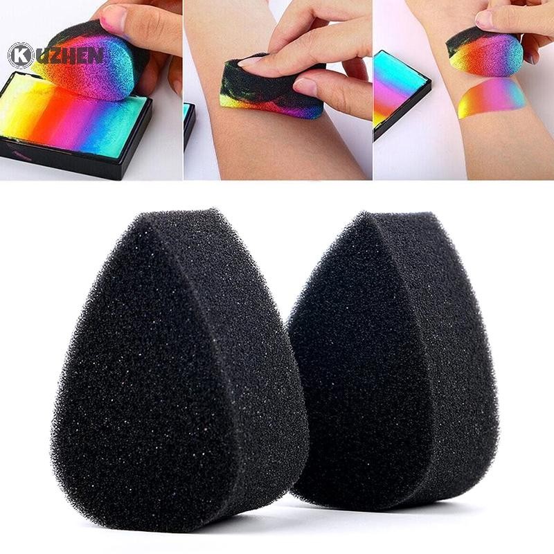 KUZHEN 10 Chiếc Mặt Sơn Bọt Biển Cánh Hoa Xốp Xốp Tranh Thủ Công Bộ Vẽ Tranh Cơ Thể HOT