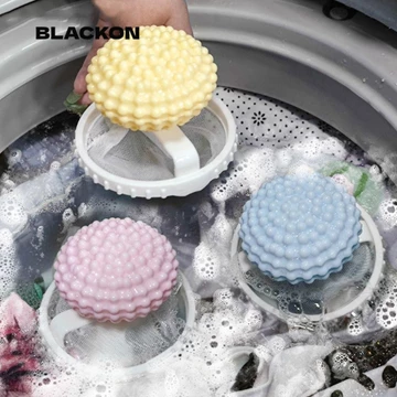 Túi lọc bóng giặt BLACKON, Máy bắt tóc lông thú Bộ lọc máy giặt gia dụng, Nâng cấp Dụng cụ làm sạch sản phẩm sạch có thể tái sử dụng Túi lưới lọc cho gia đình & sinh hoạt