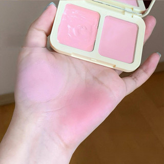 Kem má hồng kết hợp đôi NUKKA Làm nổi bật Ba trong một Matte Mở rộng làm sáng Phấn má hồng không khí Màu hồng Tinh tế Kết xuất mặt Blush
