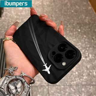 ibumpers Ốp Lưng IPhone Họa Tiết Máy Bay Đẹp Đơn Giản Cho IPhone 16 15 14 12 13 11 Pro Max IP 7 8 Plus X XS XR Ốp Điện Thoại Silicon Mềm Chống Sốc Mỏng