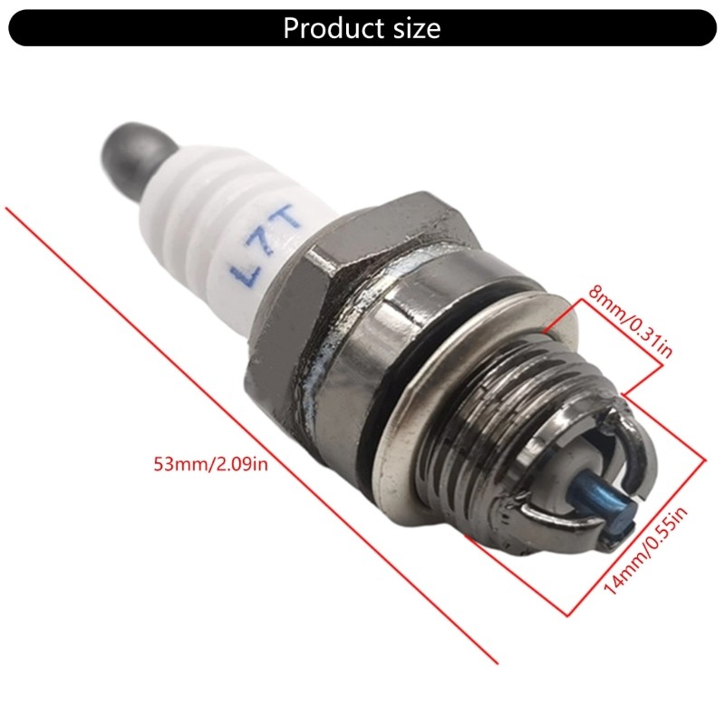 Boom Performances Bugi L7T 3 Mặt Cực Cho Xăng Cưa Xích Bàn Chải Cắt