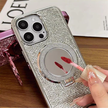 Ốp điện thoại kim cương thẩm mỹ cho iphone 15 16 pro max ốp lưng iphone 12 13 pro max ốp lưng iphone 11 14 pro max plus ốp gương sang trọng ốp lưng chống sốc mạ điện