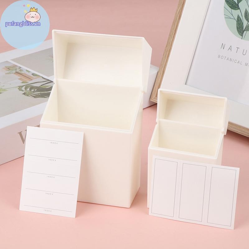 Pufangbliss 1 Nắp Lật Thiết Kế Hộp Bảo Quản Ứng Dụng Rộng Rãi Hộp Bảo Quản Nhỏ Gọn Nắp Lật Ngăn Kéo Sorg Hộp Bảo Quản VN