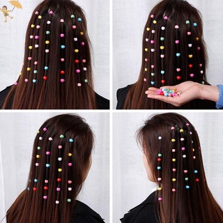 [GOU] Kẹp Tóc Hạt Đáng Yêu Cho Bé Gái Màu Kẹo Kẹp Tóc Nhựa Barrette VN