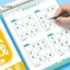 Bighsm 1 / 4 Bộ Tư Duy Logic Thang Huấn Luyện Xếp Hình Đồ Chơi Sudoku Sách Dành Cho Người Mới Bắt Đầu Trẻ Em Học Sinh Tiểu Học Bốn Sáu Chín Lưới Trò Chơi Martijn