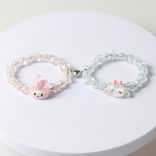 Trẻ em Hoạt Hình Trong Suốt Dễ Thương Sanrio Vòng Tay Từ Tính Bạn Gái Tươi Vòng Tay Pha Lê Quà Tặng Trang Sức Hàn Quốc Ánh Sáng Đơn Giản Sang Trọng Niche Cao Cấp Nữ Không Phai Màu Bạn Gái Thiết Kế Ban Đầu Phong Cách Hàn Quốc Cặp Đôi Quà Tặng Phụ Kiện Tran