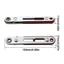 NOTE1 Cờ Lê Ratchet, Thép Hợp Kim Khuỷu Tay Đầu Phẳng Tua Vít Hai Chiều, Tua Vít Chữ Thập Đa Năng Bền Đẹp