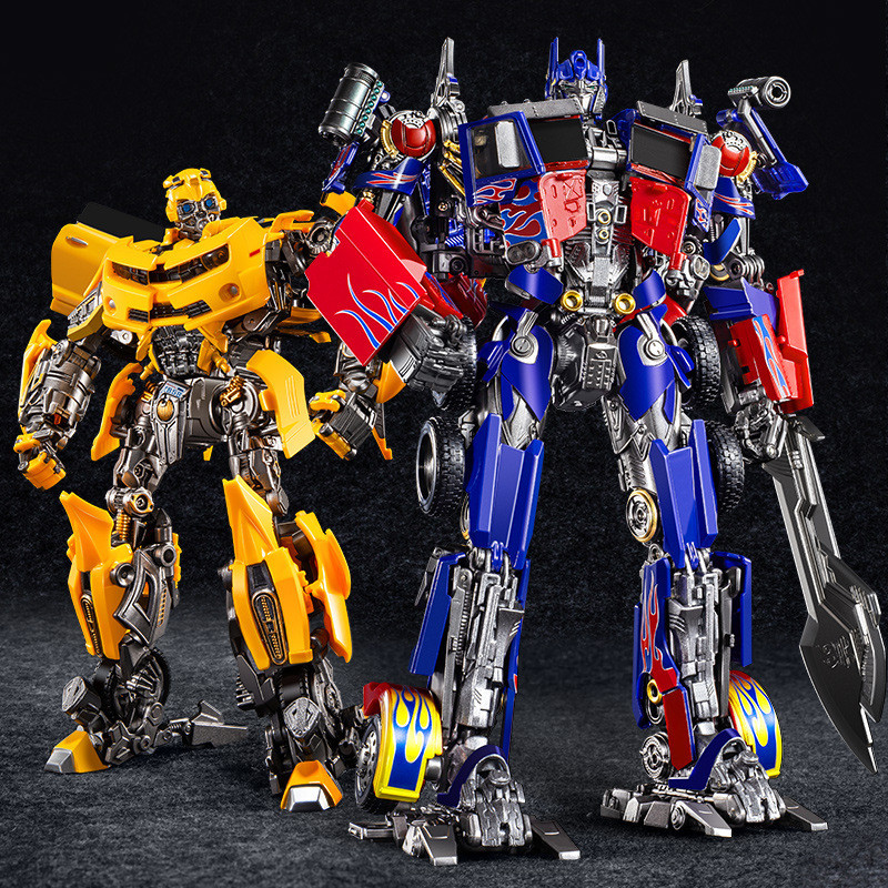 Đồ chơi biến hình xe robot hợp kim Optimus Prime cỡ lớn cho bé trai, đồ trang trí mô hình