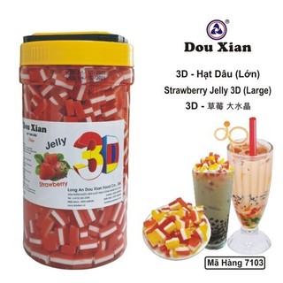 [Có sẵn] Thạch rau câu, hạt rau câu 3D Douxian hộp 2.5