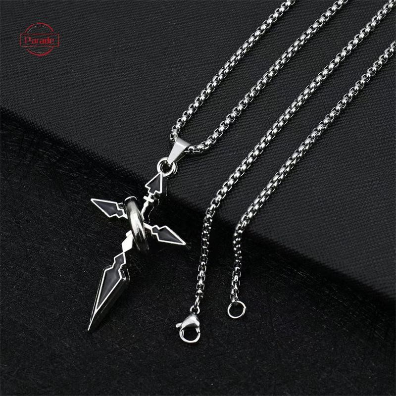 Cuộc diễu hành Vintage Chữ Thập Mặt Dây Chuyền Vòng Cổ Cho Nam Đa Năng Dây Chuyền Hợp Thời Trang Mồ Hôi Áo Punk Dây Chuyền Trang Sức Quà Tặng VN