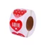 SA 500Counts Ngày Lễ Tình Nhân Trái Tim Miếng Dán 1Inch 1 5Inch Tự Dính Nhãn Valentine Gói Cho Bao Bì