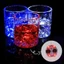 DELMER 10 Chiếc Dạ Quang Coaster, Thảm Cốc Phát Sáng Tròn Chạy Bằng Pin, Đèn LED Sáng Tạo Nhẹ Dạ Quang Cốc Dán Chai