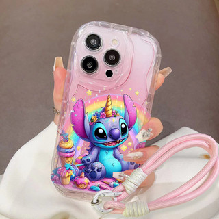 Stitch Sweets Phim Hoạt Hình Dành Cho Samsung A35 A55 A50 A30S A50S A23 A15 A25 A22 A33 A53 A20 A30 A12 A31 A51 A21S A05 A05S Cô Gái Dây Buộc Vỏ Điện Thoại