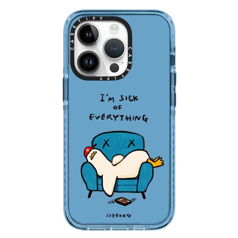 Casetify X Tôi chán mọi thứ Sierra Blue Hút từ tính Ốp lưng Acrylic cứng cho Apple IPhone 12 13 14 15 16 Pro Max Plus Có hộp