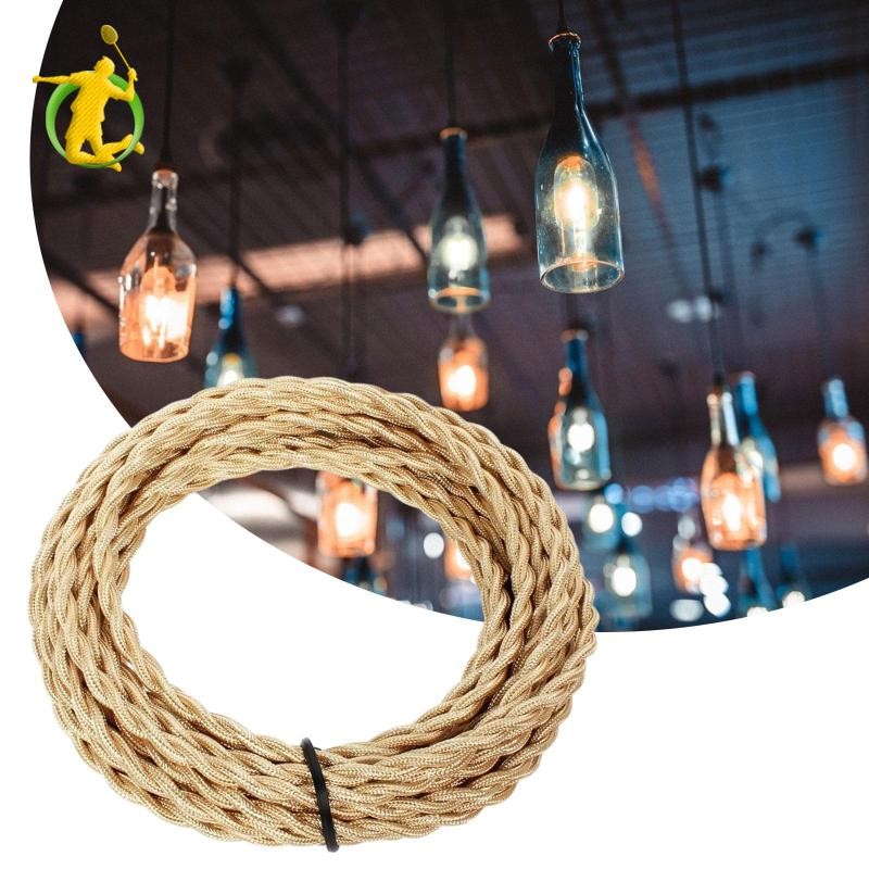Dây đèn dây chuyền, Cáp đèn, Vintage, DIY, Dây đèn chiếu sáng 5M cho phòng ngủ trang trại công nghiệp