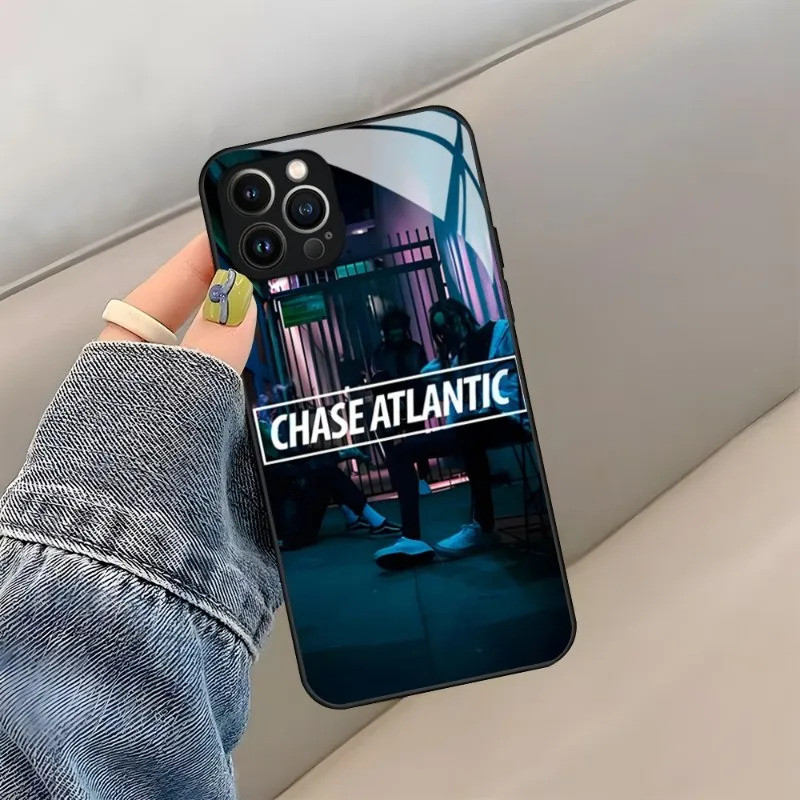 Bk-1 Chase Atlantic Music Thời Trang Ốp lưng IPhone 14 Pro Max 12 11 13 Mini X XR XS 8 7 6 Plus SE 2020 Ốp Lưng Kính Cường Lực