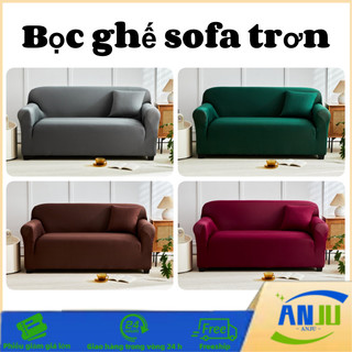 Vỏ ghế sofa, bọc ghế sofa trơn,Vải siêu căng,Chống Trượt Vỏ Bọc Ghế
