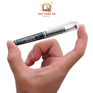 [ BÁN 5 CÂY ] Bút gel lùn M&G GP0097 xanh đỏ đen.